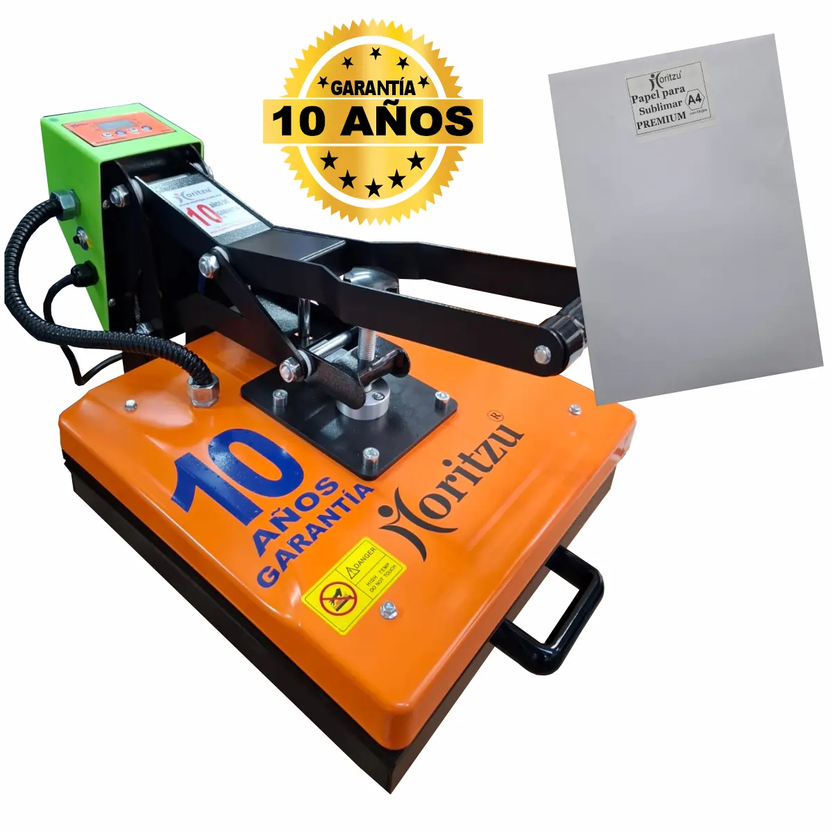 INDUST-38MX PLANCHA DE SUBLIMACIÓN BASE FIJA 10 AÑOS DE GARANTÍA.