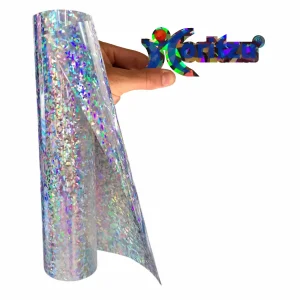 AUTOSUB-CRY1, AUTOADHESIVO SUBLIMABLE HOLOGRÀFICO CRYSTAL