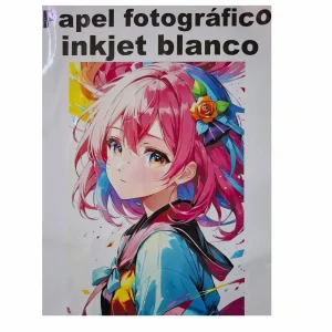 WPP-100G, PAPEL FOTOGRAFICO ADHESIVO IMPRIMIBLE TINTA COMÚN 10 HOJAS A4