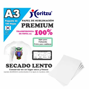 A3-PASUB, PAPEL PREMIUM SECADO LENTO TAMAÑO A3